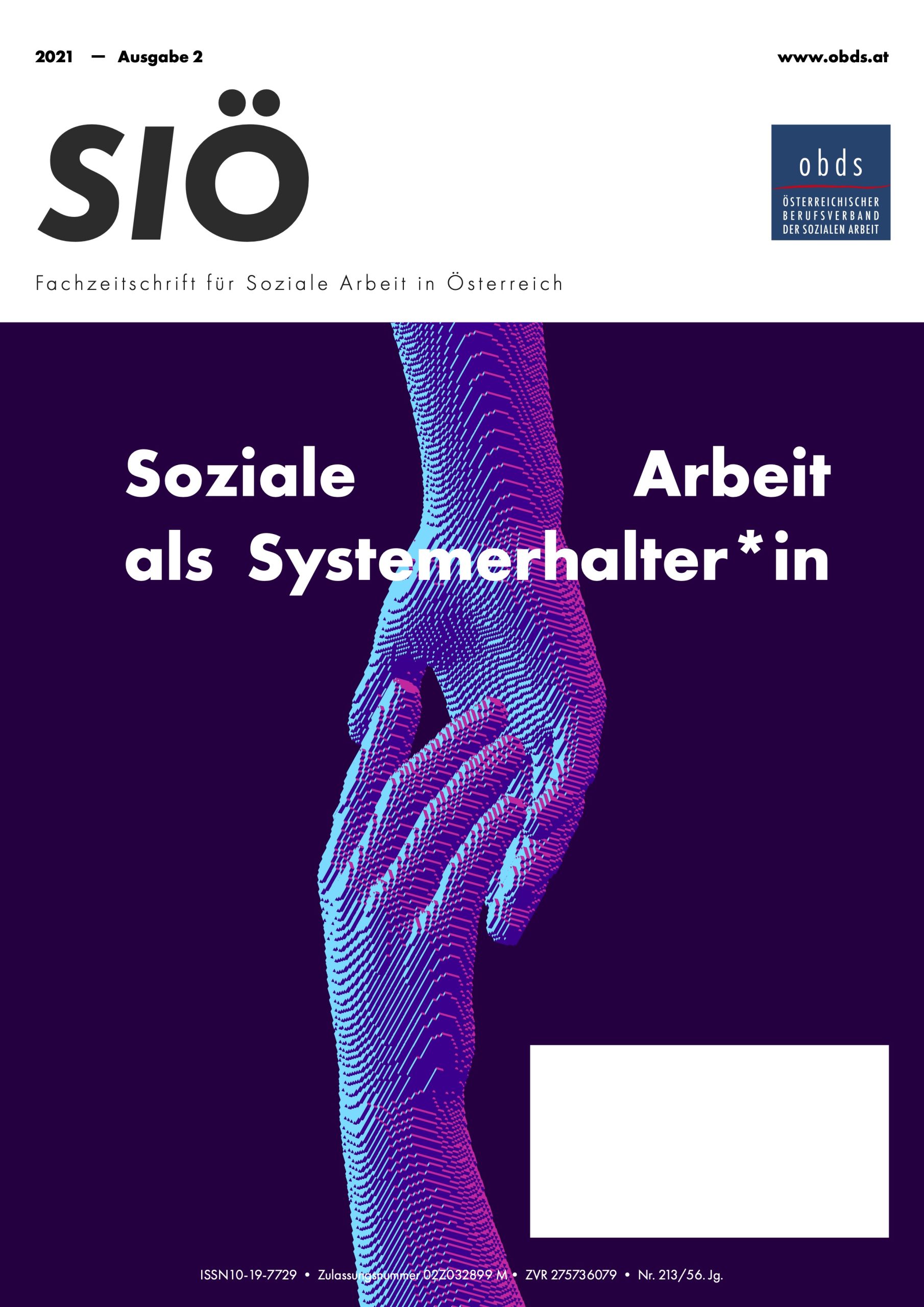Soziale Arbeit als Systemerhalter*in - SIÖ (2.2021)