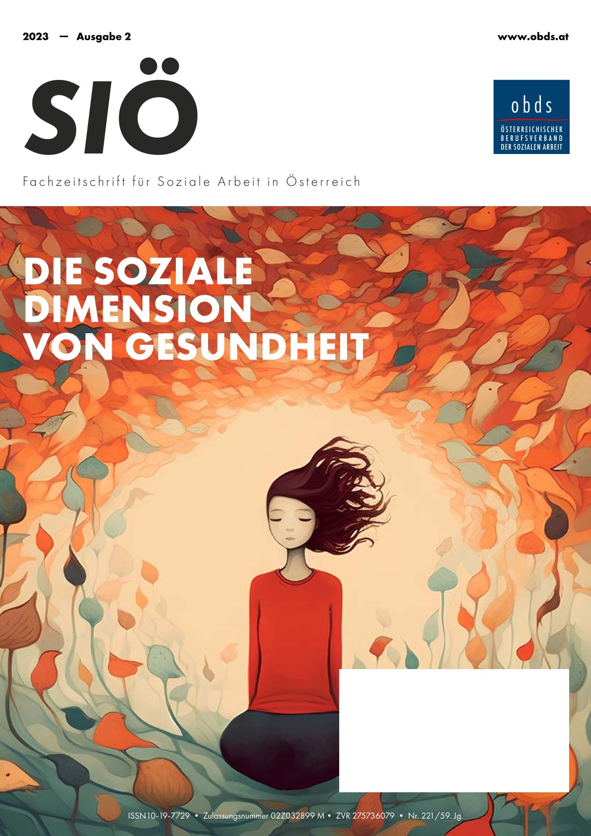 siö_221_2_2023_Deckblatt Die soziale Dimension von Gesundheit - SIÖ (2.2023)
