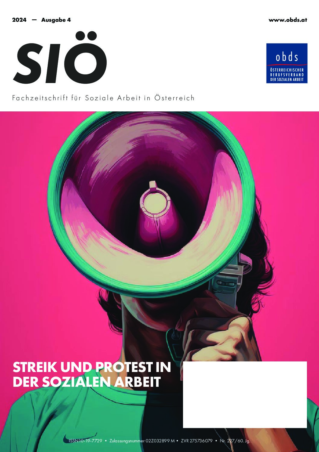 siö_227_4_2024_web Streik und Protest in der Sozialen Arbeit - SIÖ (4.2024)