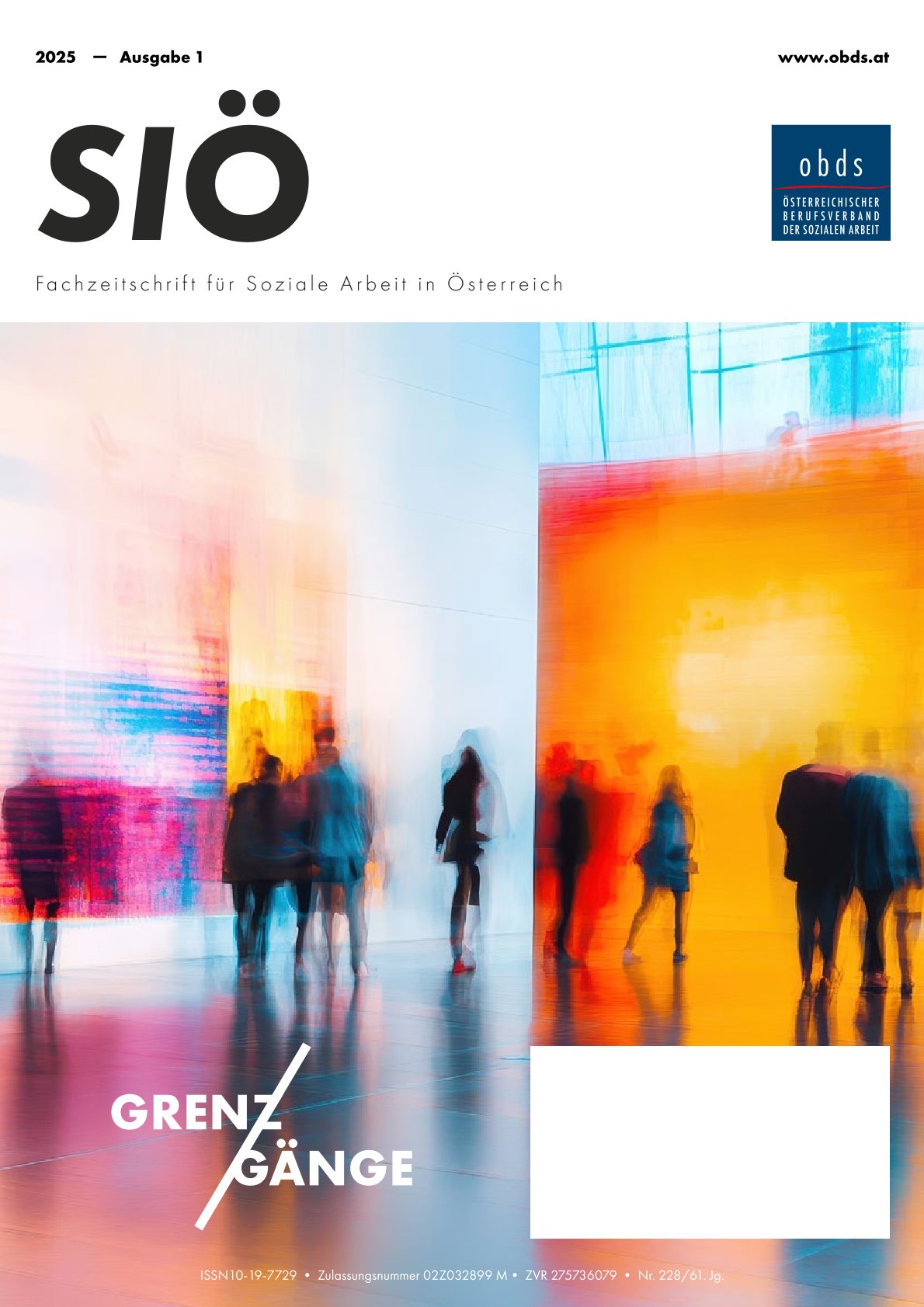 SIOE_228_1_2025_cover Grenzgänge - SIÖ (1.2025)