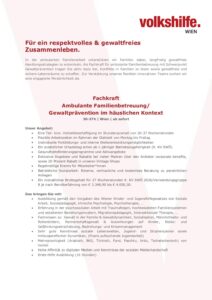 20250828 Fachkraft ambulante Familienbetreuung AKTUALISIERT pdf