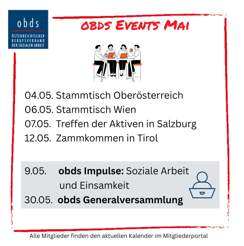 obds Events Mai Überblick