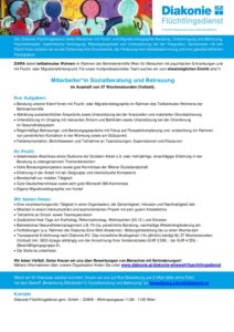 Stellenausschreibung ZIARA Sozialberatung Betreuung 05 26 pdf