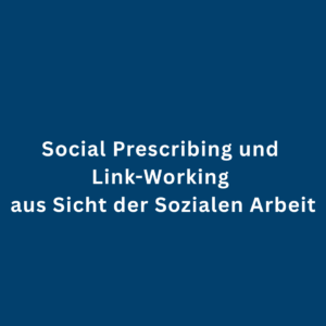 Titelbild zur Stellungnahme vom obds über Social Prescribing