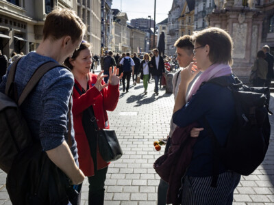 Flashmob bei der Annasäule in Innsbruck @Stefan Wallner 2272558419