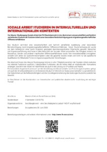 Inserat Vorstellung FH OOE