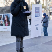 WSWD 2026 Kundgebung - Moderation von Sandra Stern @Paul Feuersänger